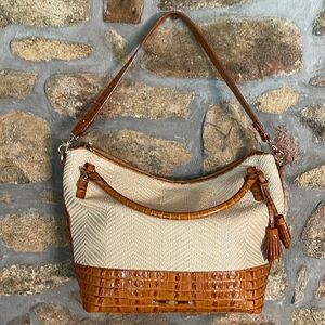 Brahmin Norah Whiskey Raffia